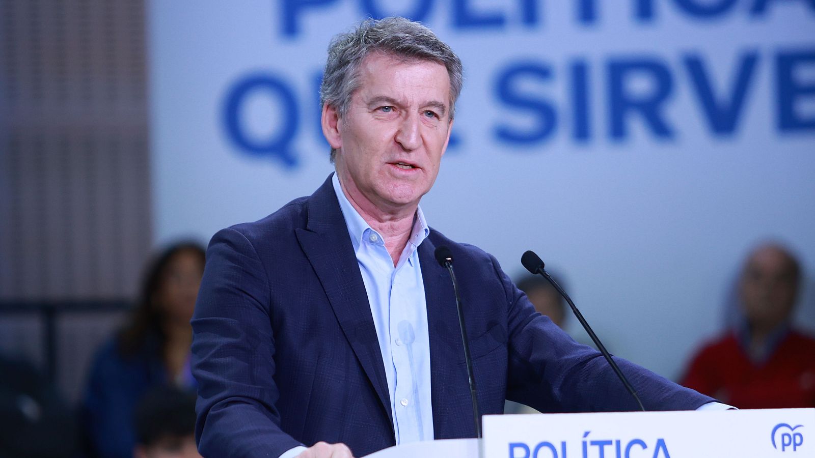 El líder del PP, Alberto Núñez Feijóo