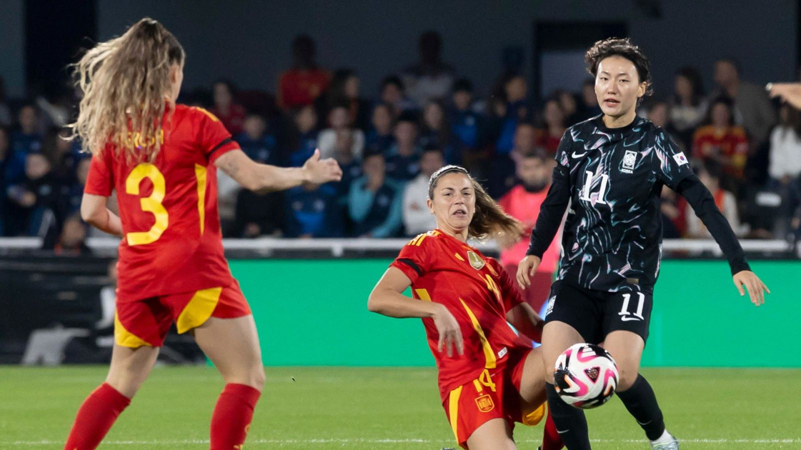 Berta Pujadas en el España - Corea del Sur