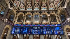 El Telediario aborda desde la Bolsa de Madrid la tormenta financiera desatada tras el anuncio de los aranceles de Trump