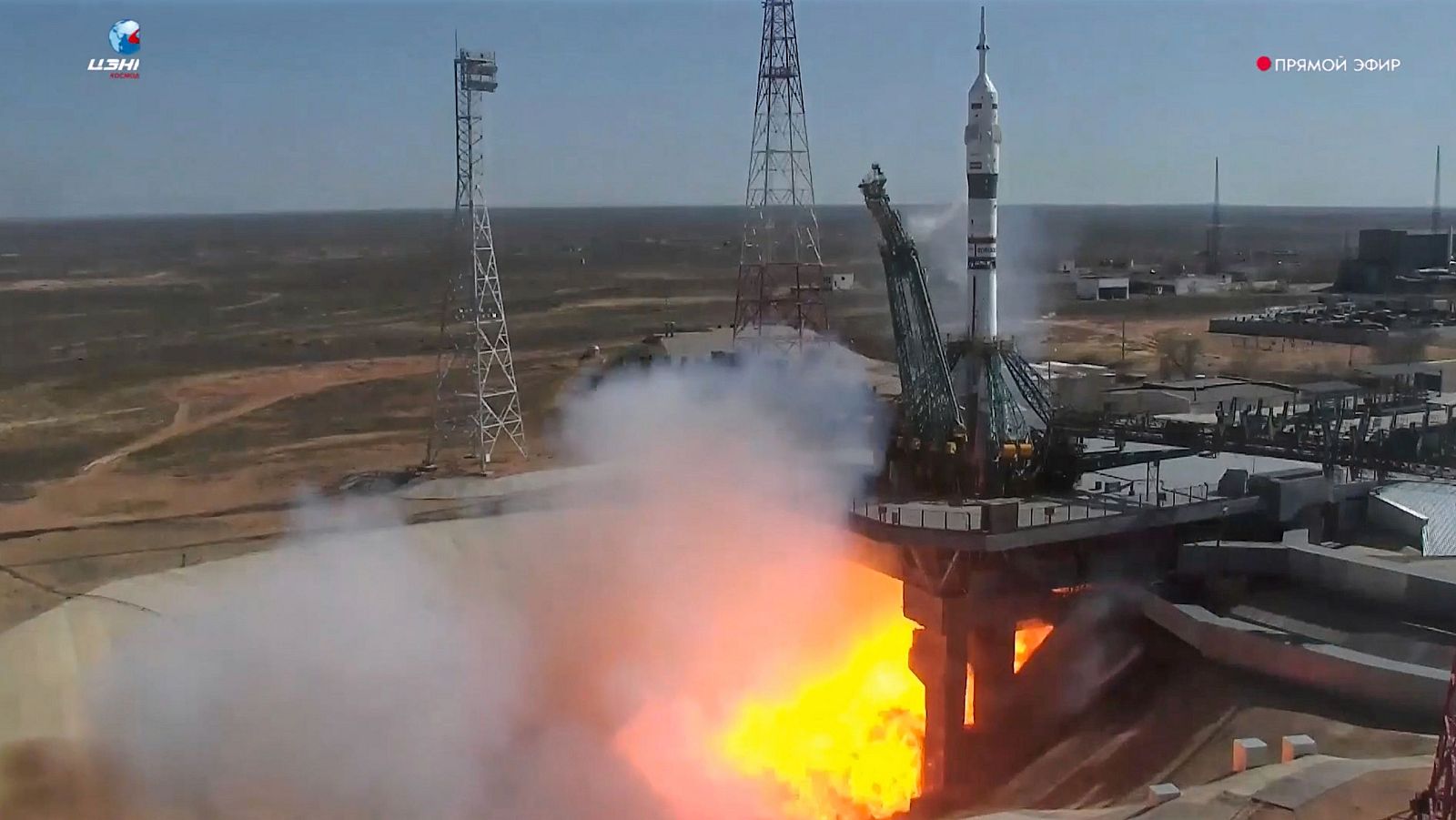 Rusia lanza la nave tripulada Soyuz MS-27 rumbo a la Estación Espacial Internacional