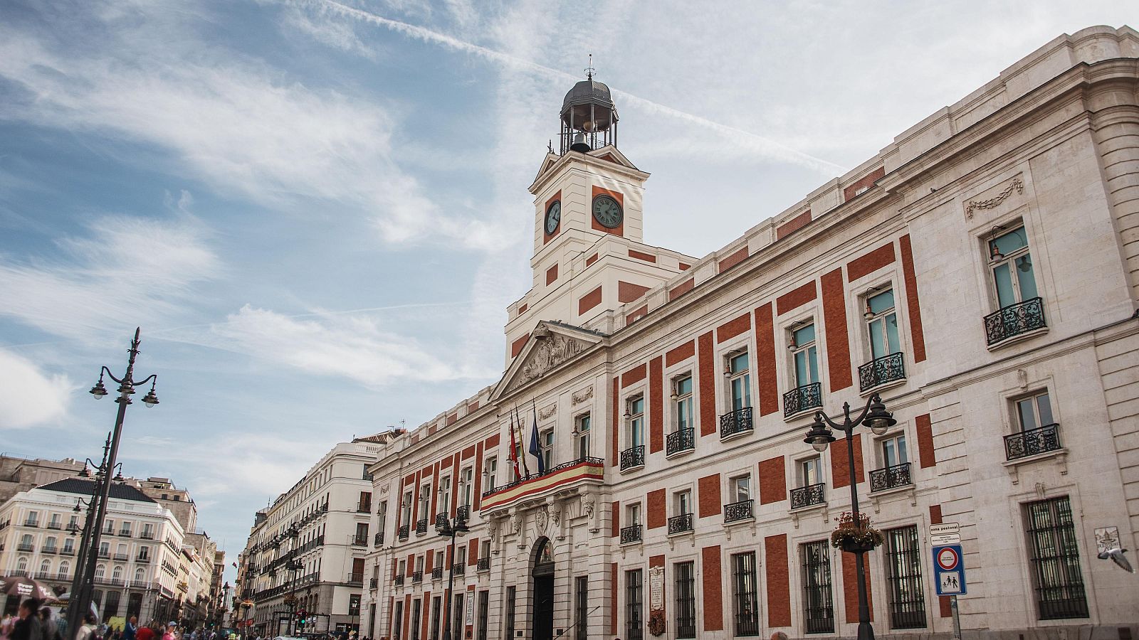 Real Casa de Correos en la Puerta del Sol de Madrid