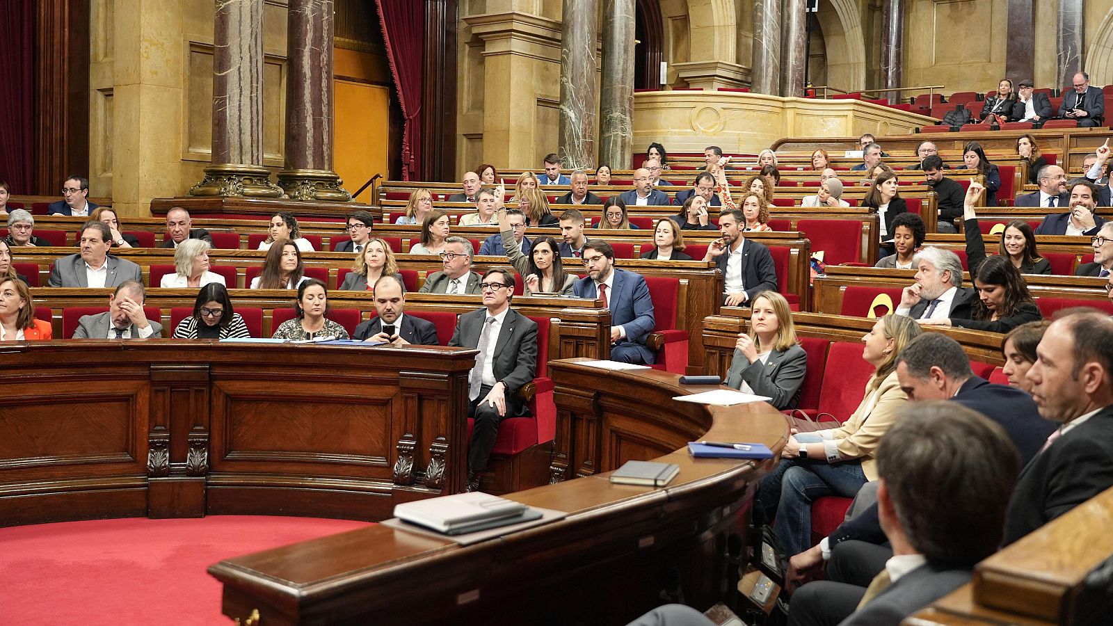 L'hemicicle del Parlament durant la votació sobre la regulació del lloguer de temporada. | ACN