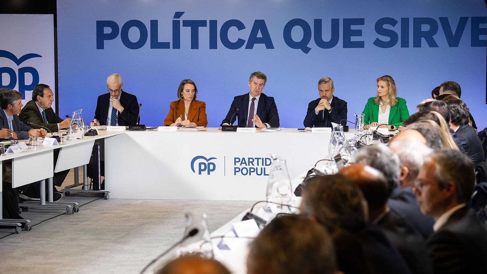 Reunión del PP en Génova