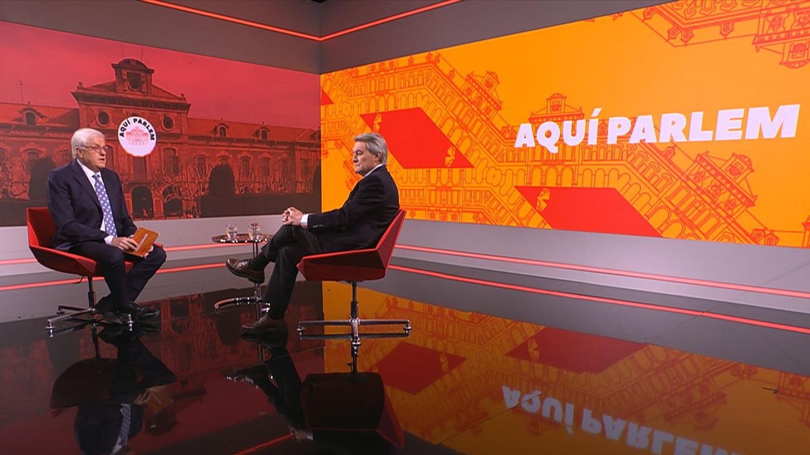 Lluís Falgás i Artur Mas, a 'Aquí parlem'