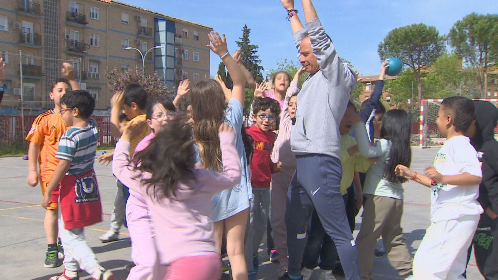 Imagen de una clase de Educación Física.