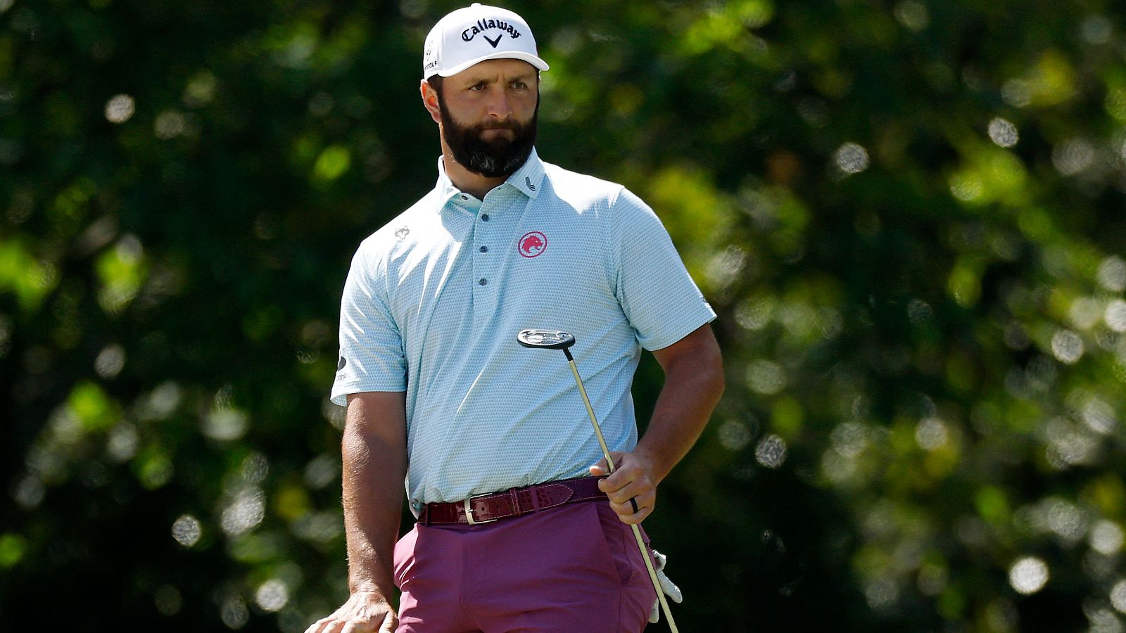 Jon Rahm durante la tercera jornada del Master de Augusta