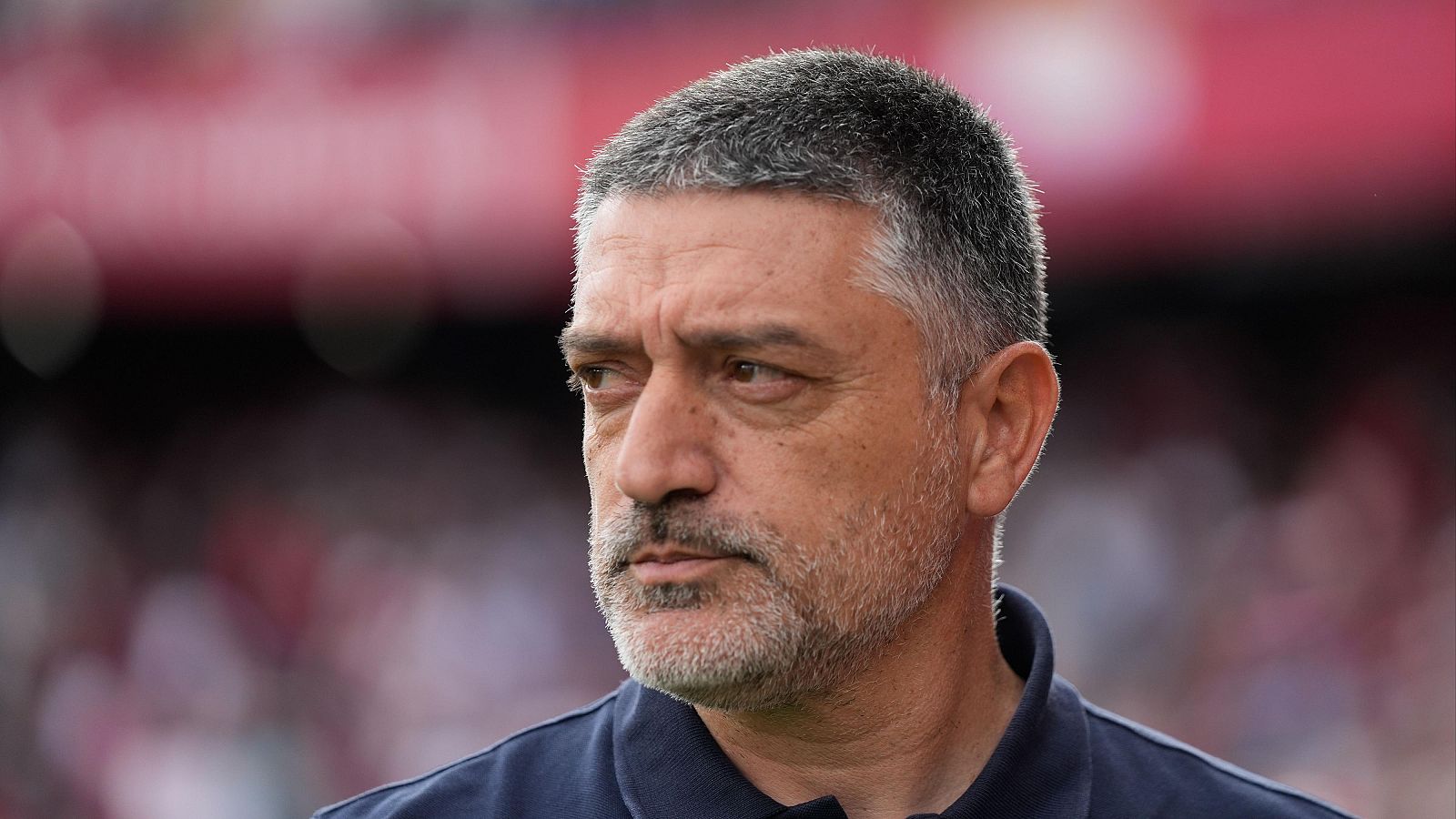 García Pimienta durante un partido de LaLiga