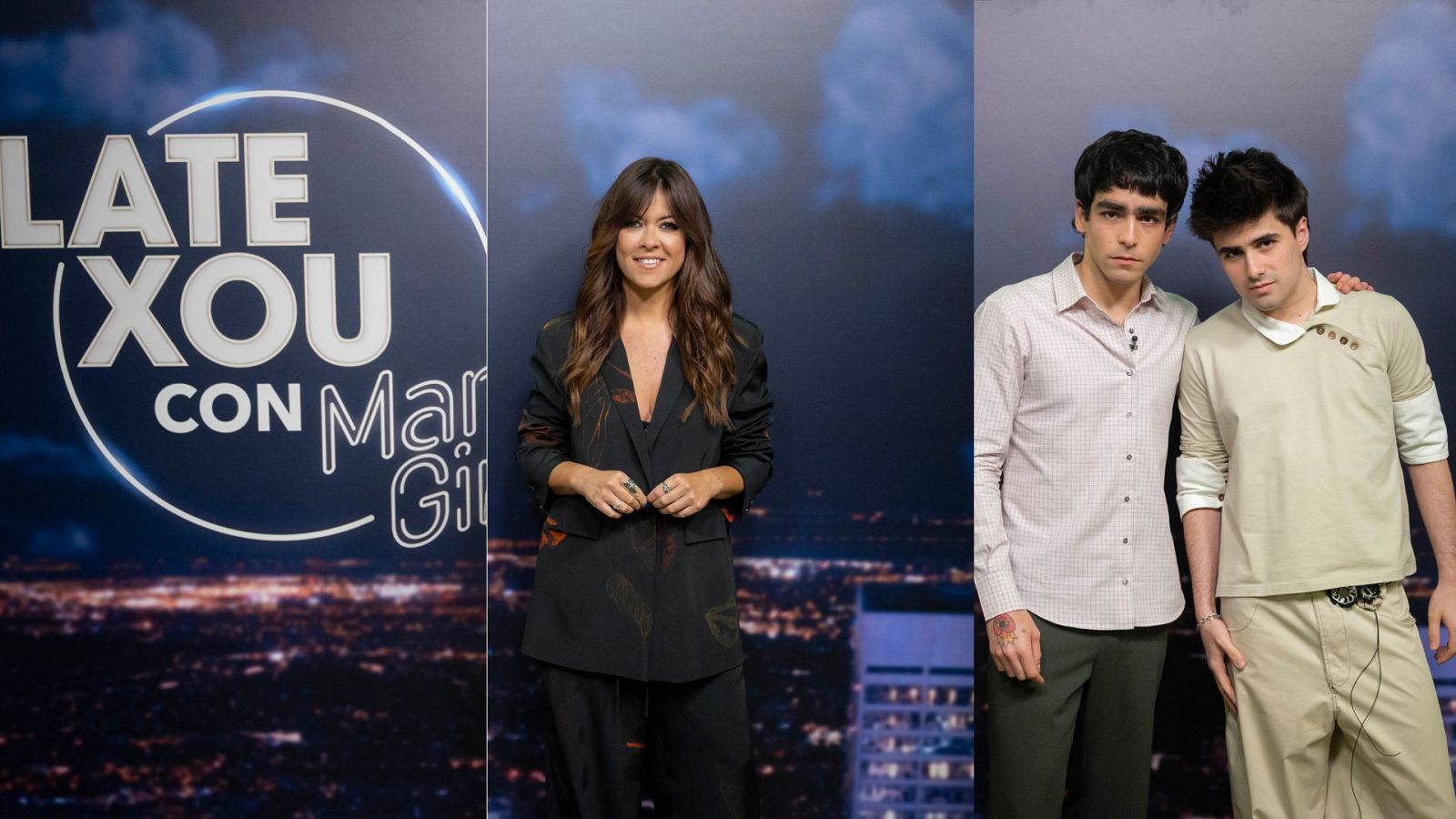 Vanesa Martín, Omar Ayuso y Martin Urrutia