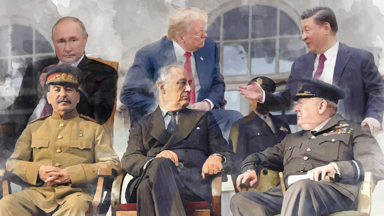 El "fin" de la conferencia de Yalta: Putin, Xi y Trump no serán los nuevos Roosevelt, Churchill y Stalin