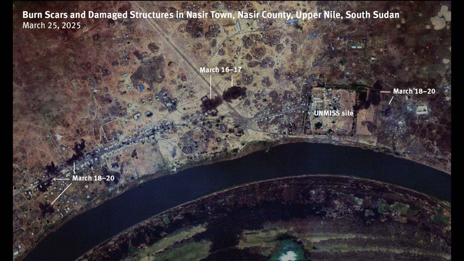 Los ataques en Sudán del Sur dejan al menos 180 muertos, según la ONU