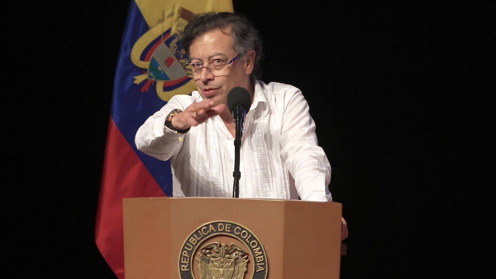 El presidente de Colombia, Gustavo Petro, en una fotografía de archivo tomada en marzo de 2025