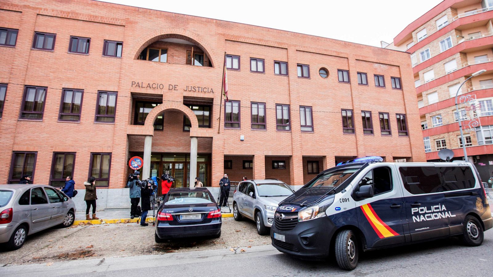 Imagen de archivo de los juzgados de Aranda de Duero.