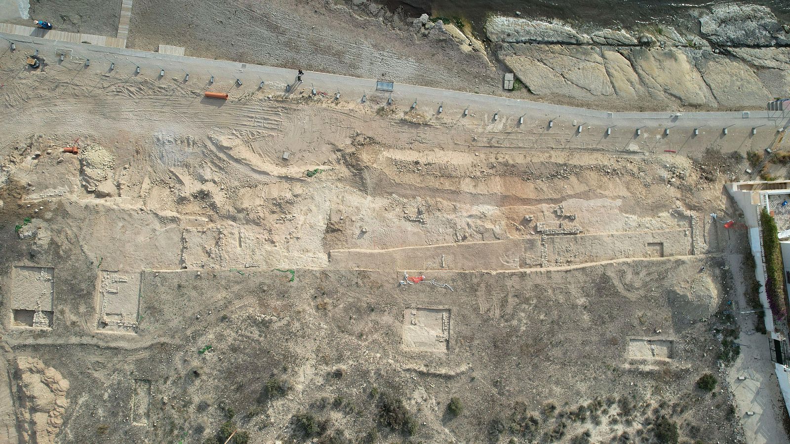 Hallan una villa romana en La Almadraba de Alicante, asociada a Lucentum, que será visitable