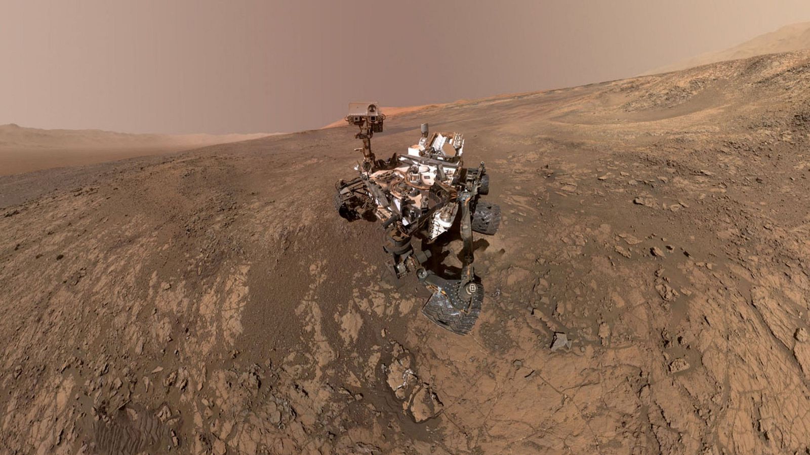 El rover Curiosity de la NASA en Marte