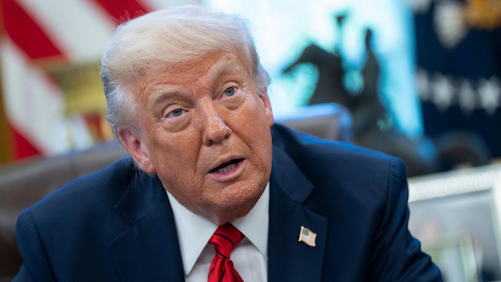 El presidente estadounidense, Donald Trump, en la Casa Blanca