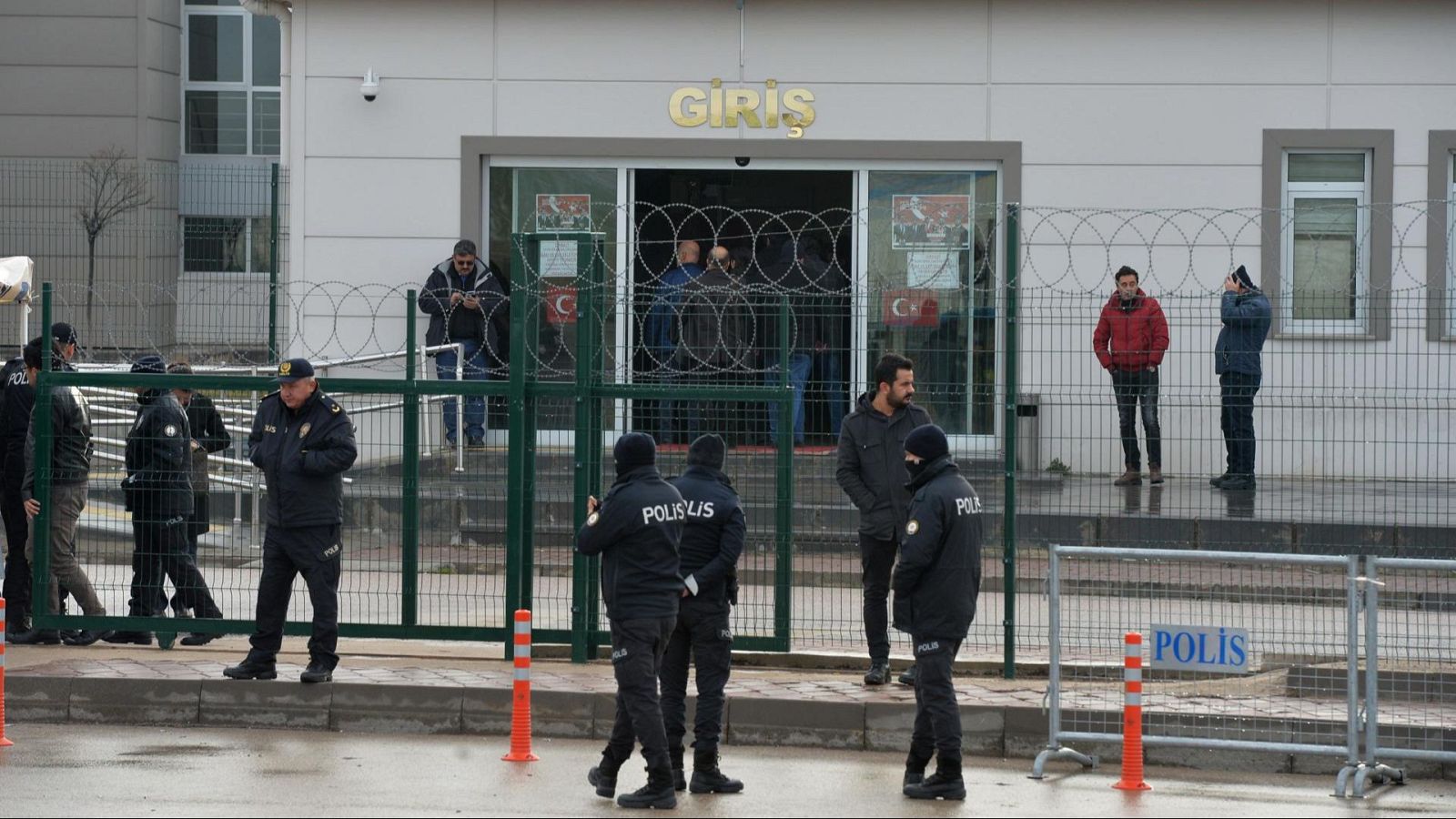 Imagen de archivo de unos agentes de la Policía turca en Ankara