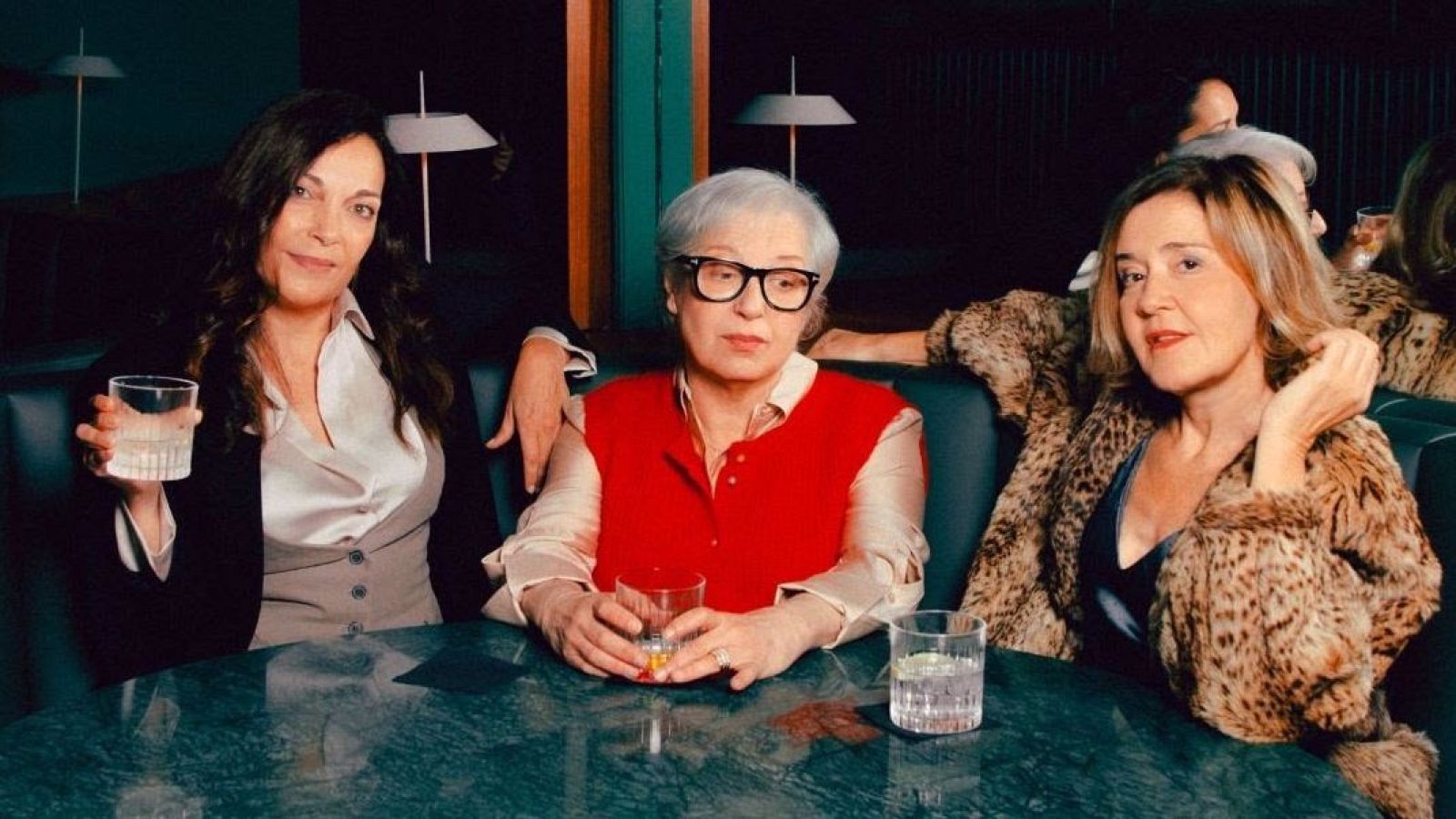 María Pujalte, Cristina Plazas y Francesca Piñón