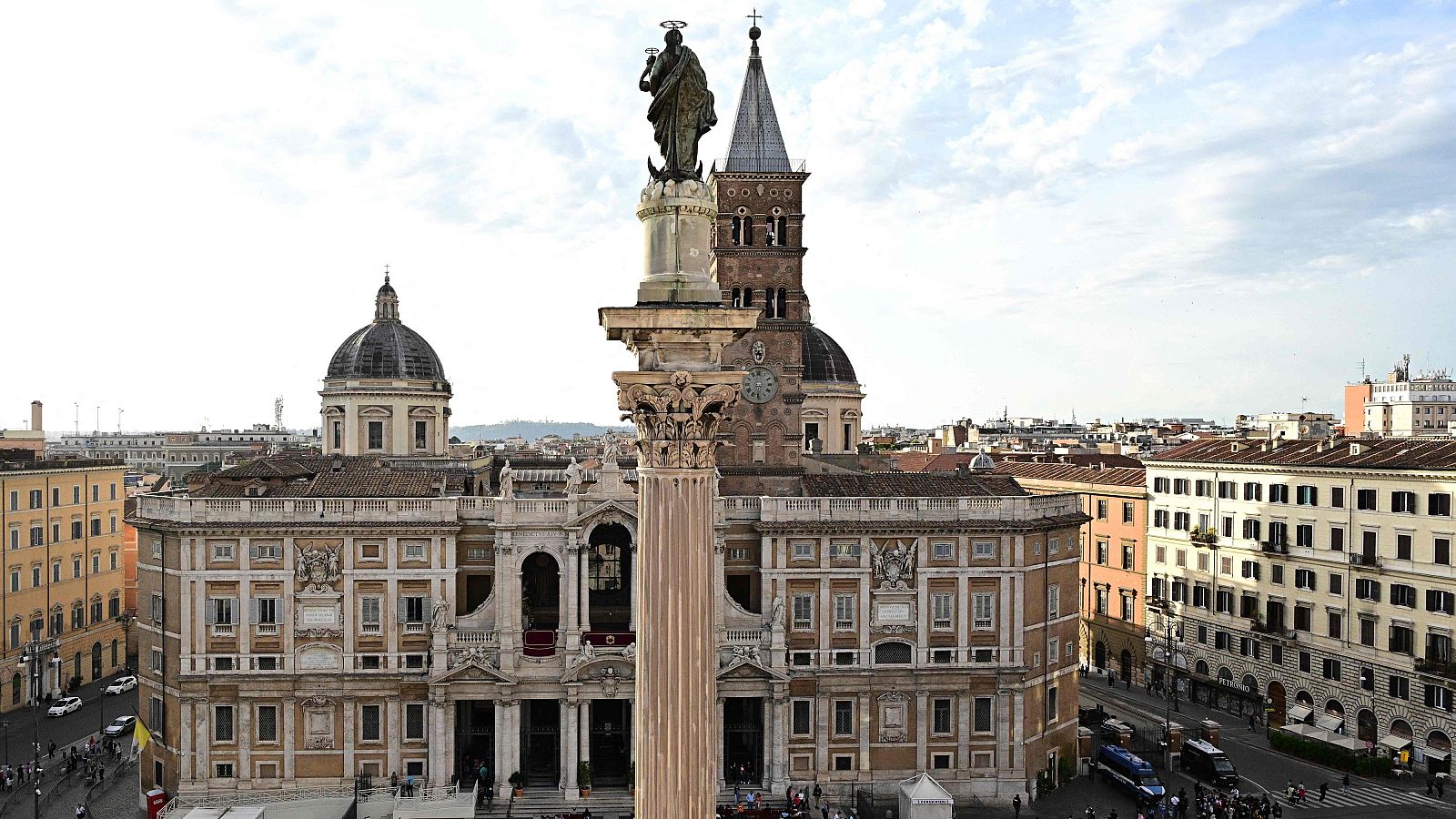 La Basílica Santa María la Mayor, donde será enterrado el papa