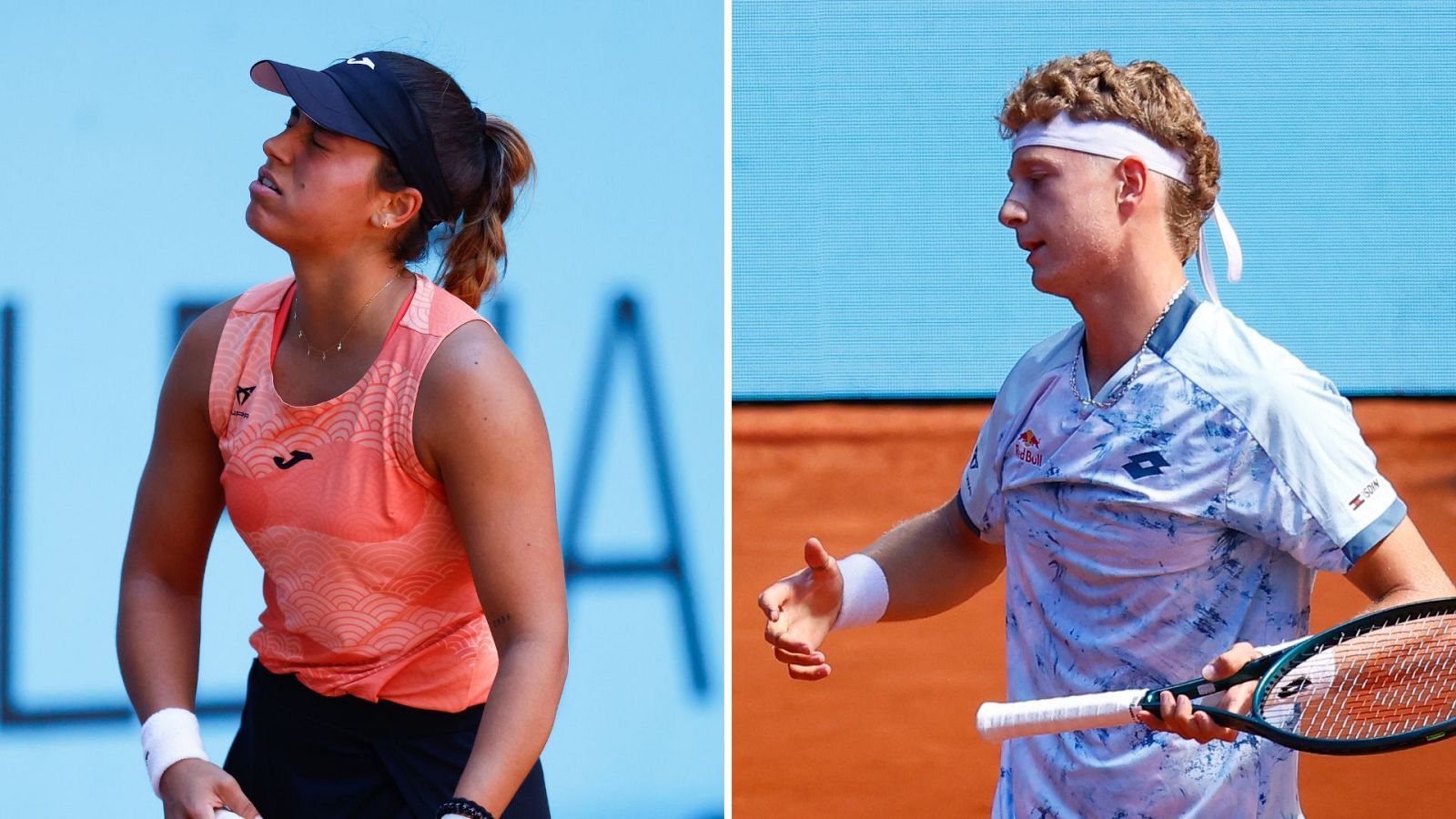 Bouzas (i) y Landaluce caen eliminados en Madrid (fotocomposición)