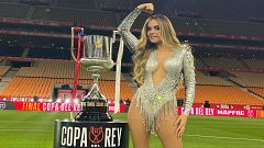 Melody sorprende en el descanso de la Final de la Copa del Rey ¡Mira su actuación!