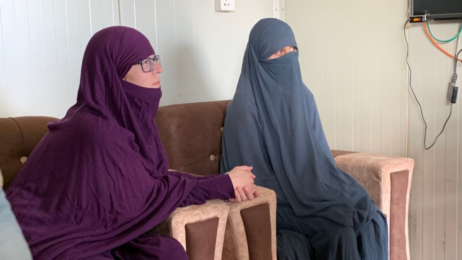 Las dos mujeres acusadas de terrorismo en una entrevista con RTVE en Siria