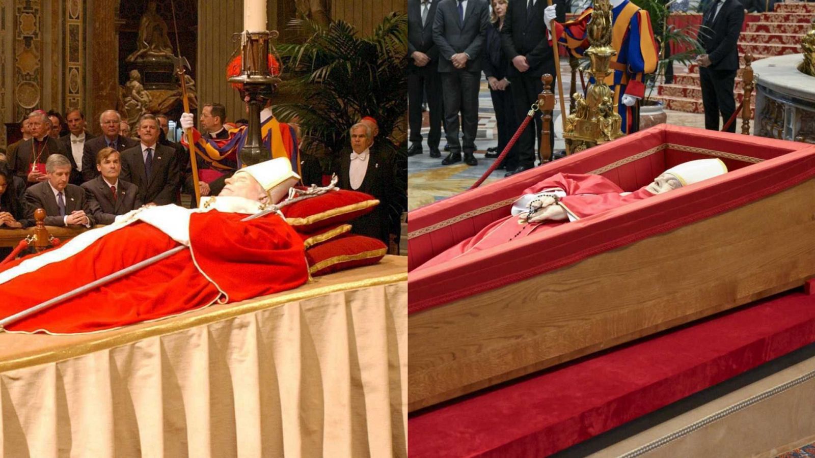 Las diferencias entre el funeral del papa Francisco y el del papa Juan Pablo II