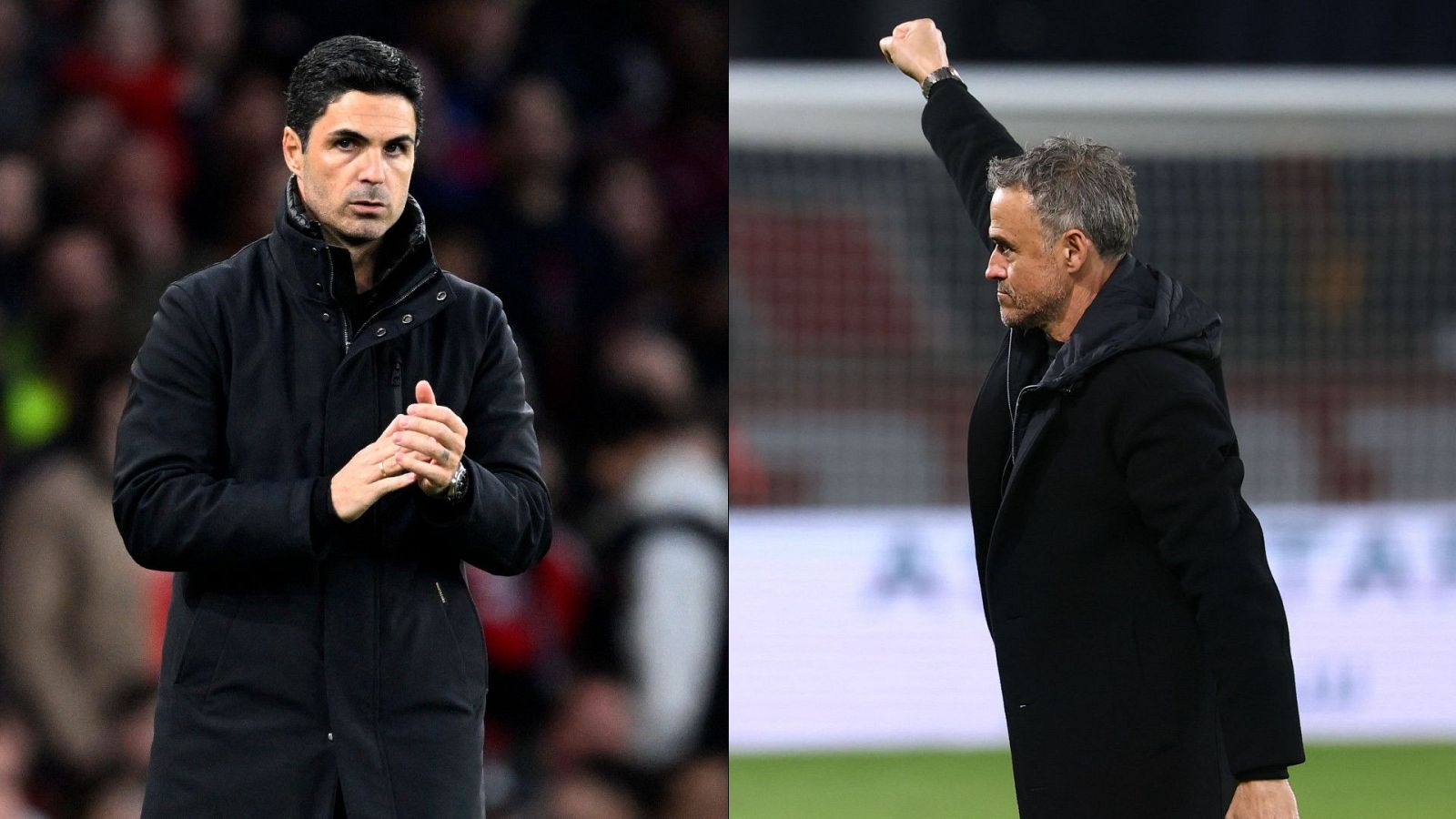 Arteta y Luis Enrique se miden este martes en las semis de Champions con Arsenal y PSG.