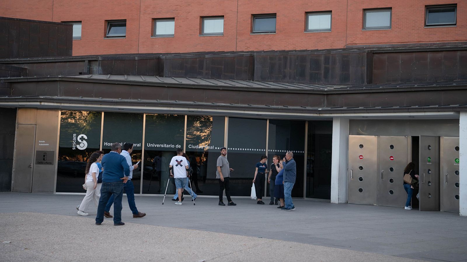 Exterior del hospital de Ciudad Real.