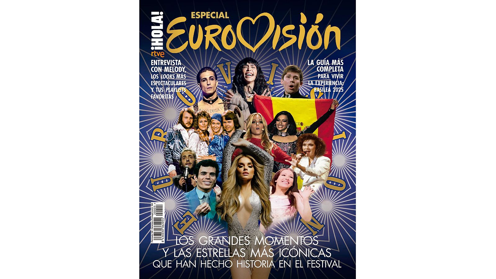 Portada de la edición especial de HOLA sobre Eurovisión