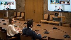 Aagesen aborda la crisis del apagón con su homóloga portuguesa y con el Consejo de Seguridad Nuclear