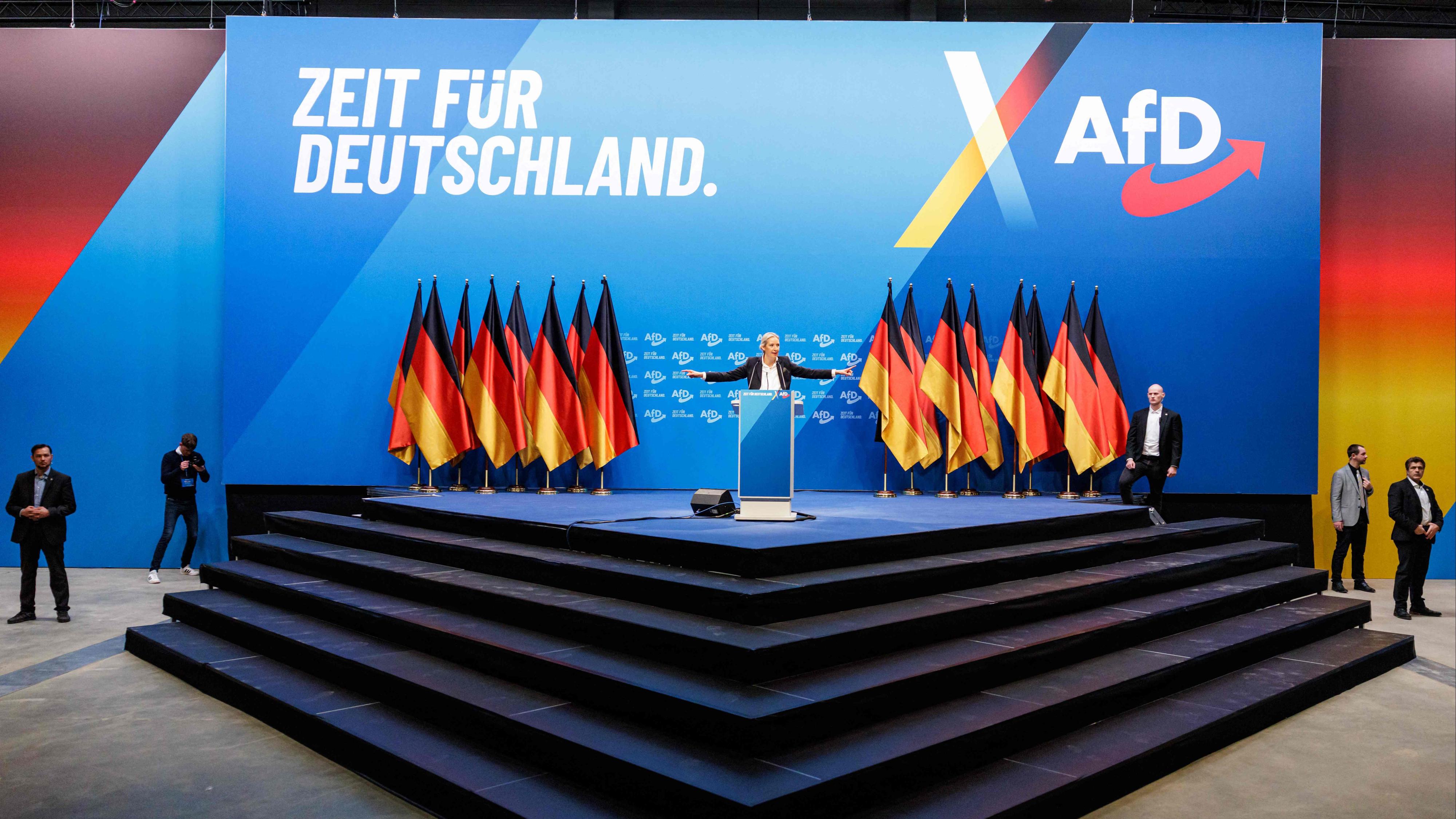 Bandera Política De Alemania AFD (Alternativa Para Alemania) - Varios Motivos, Hecha En Polonia, Multicolor