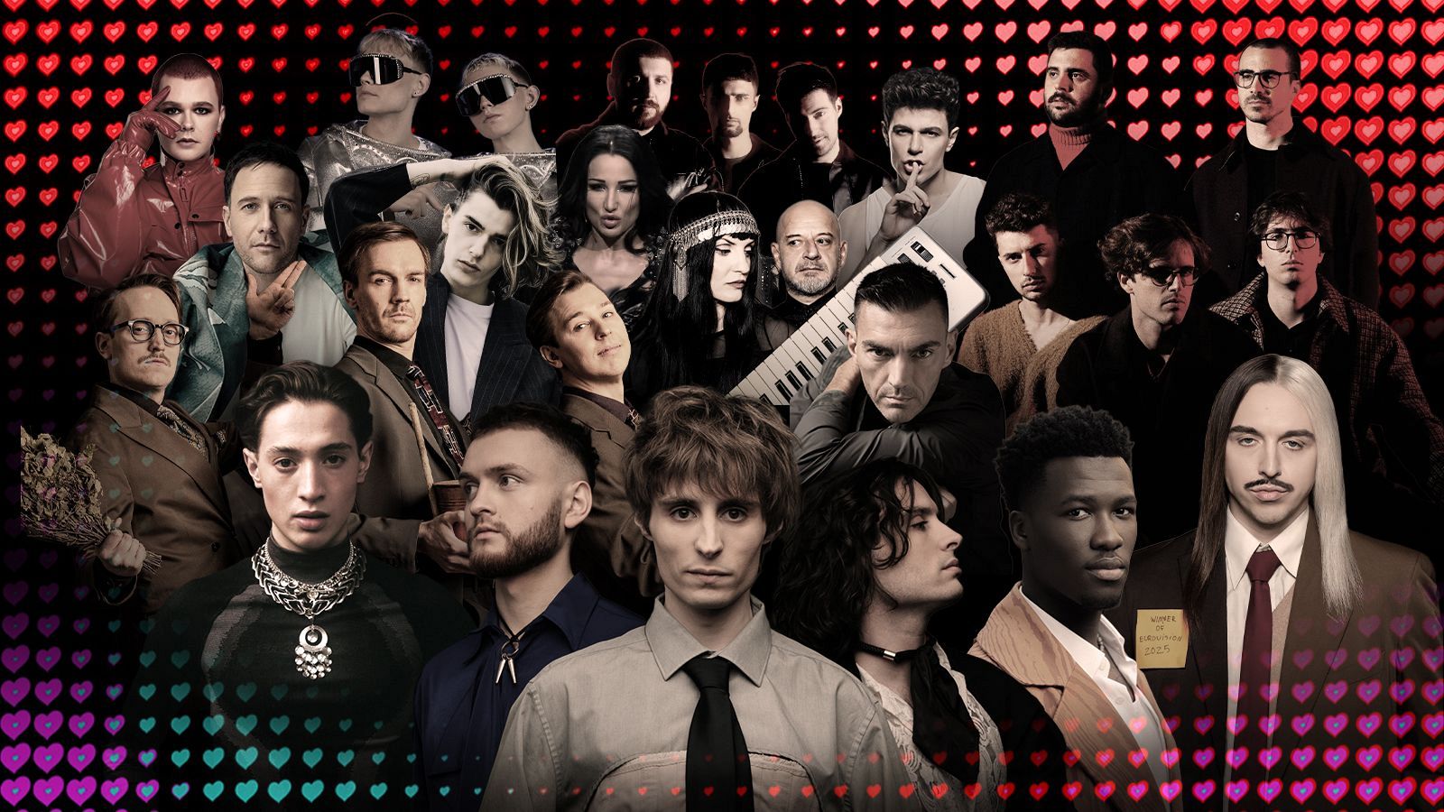 Los 15 países participantes de la Primera Semifinal de Eurovisión 2025