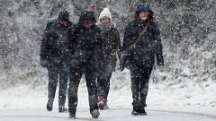 Un nuevo frente provoca lluvias, nevadas y heladas en noroeste y centro del país