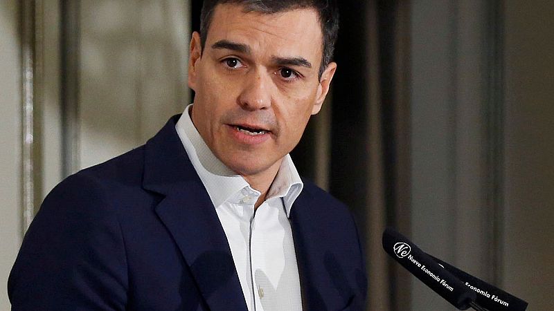 Pedro Sánchez propone apoyar el sistema público de pensiones con dos impuestos a la actividad bancaria