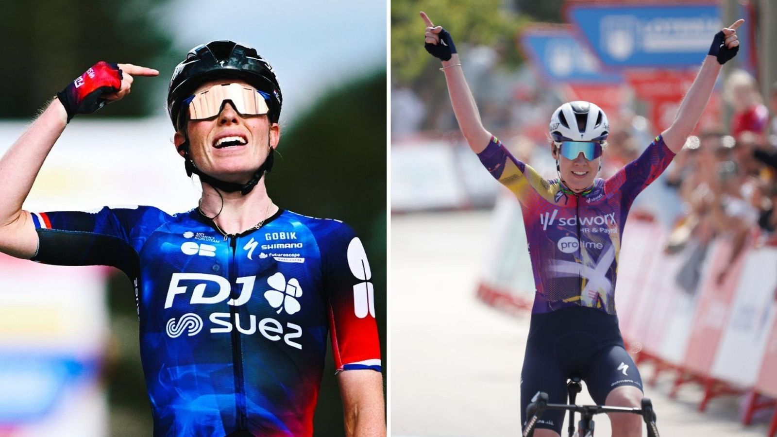 Demi Vollering y Anna Van der Breggen se miden por la general de La Vuelta en Cotobello