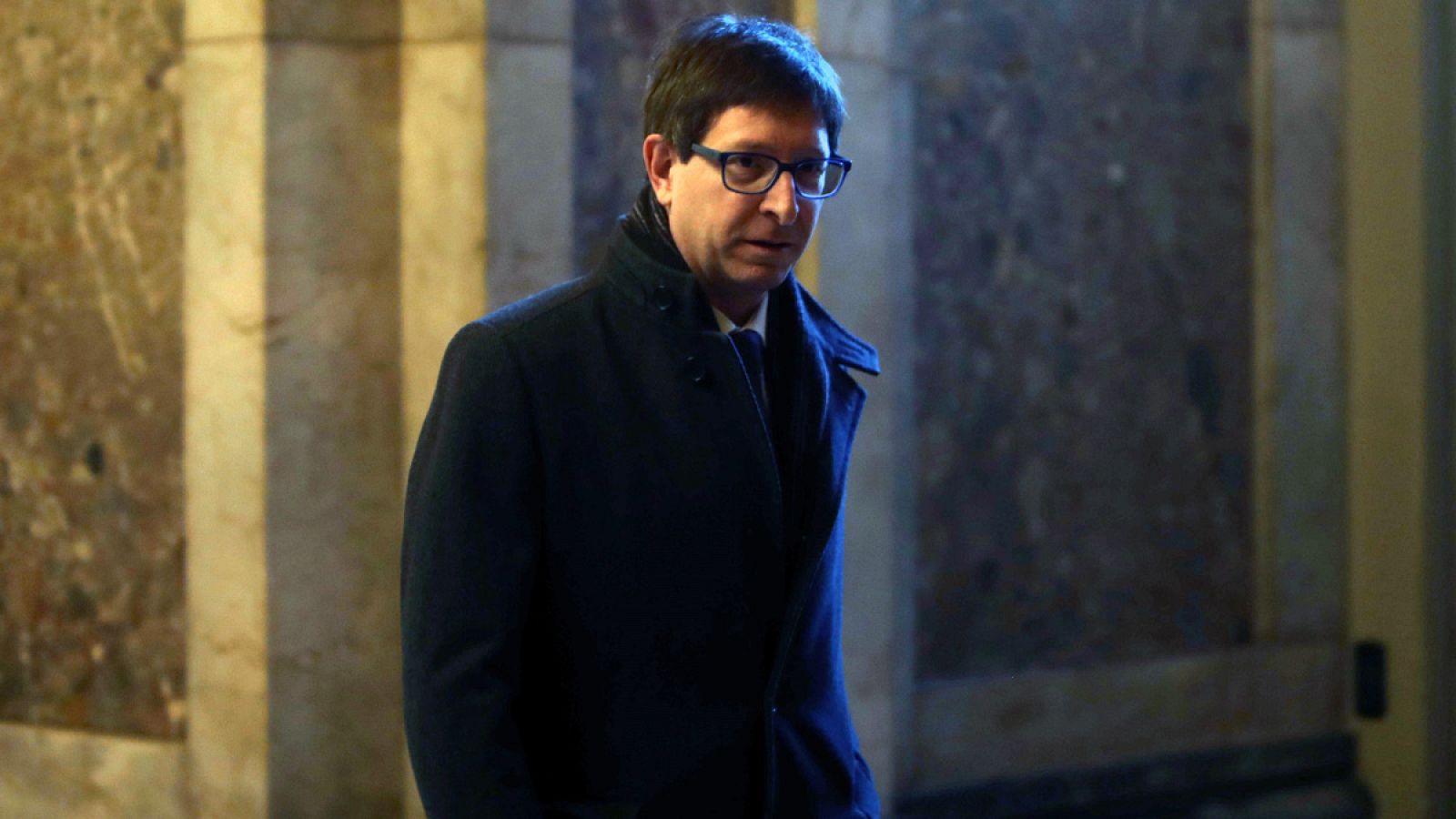 El exconseller Carles Mundó en el Parlament de Cataluña