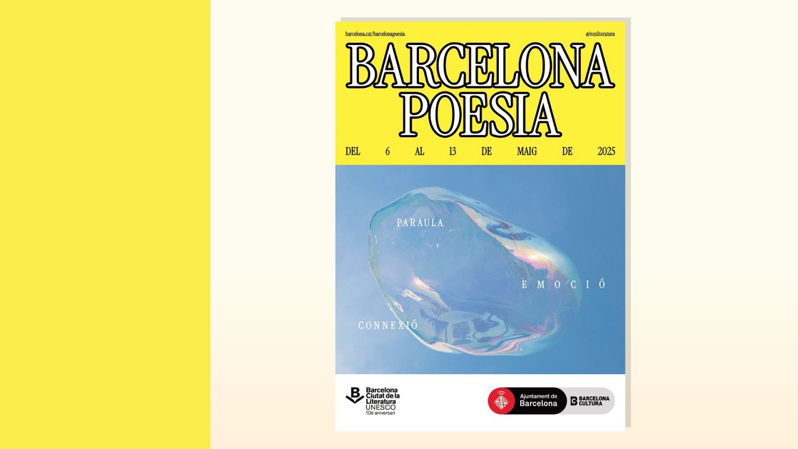 La imatge de la 28a edició del festival literari