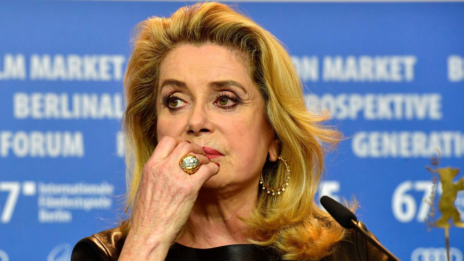 La actriz francesa Catherine Deneuve.