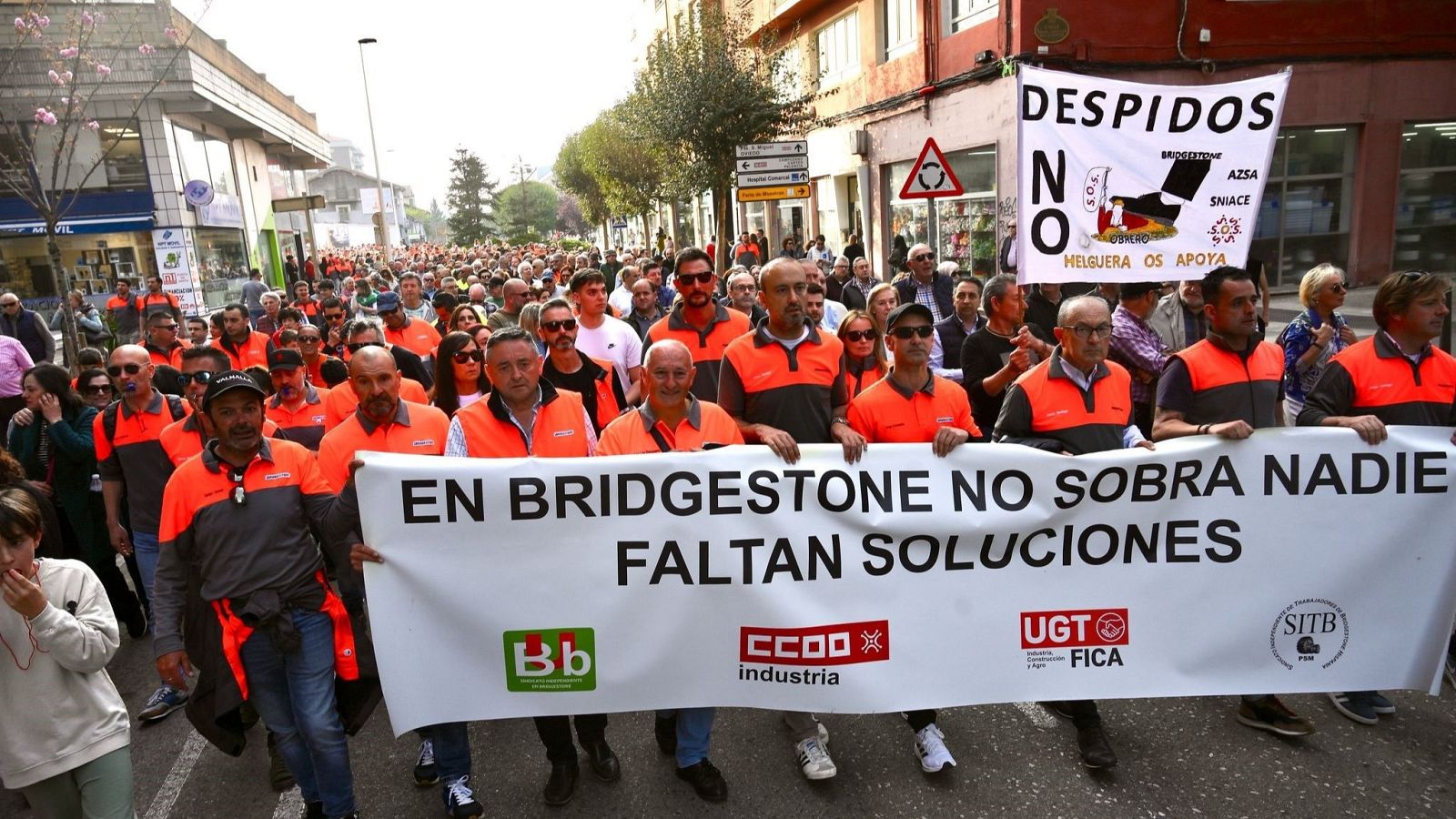 Manifestación en Bridgestone