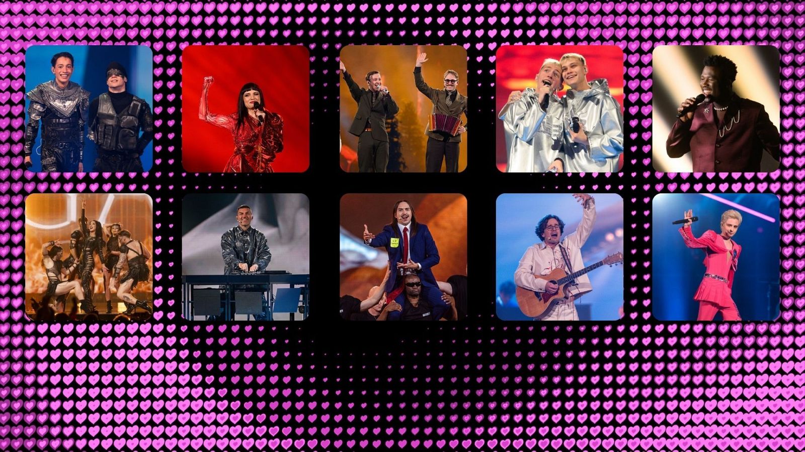 Los 10 países clasificados de la Primera Semifinal de Eurovisión 2025