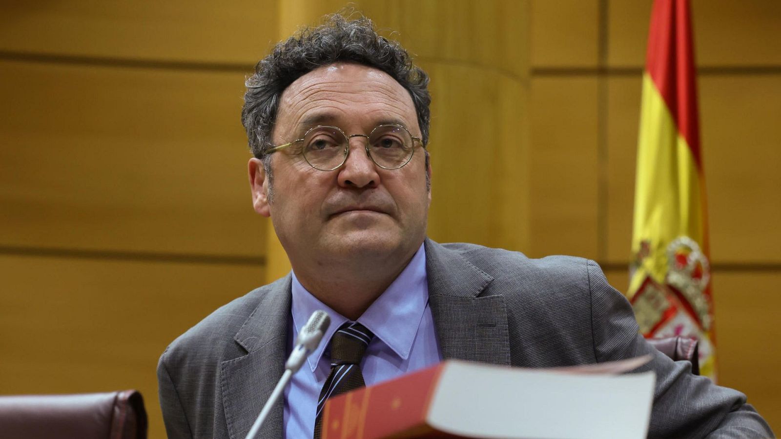 El fiscal general del Estado, Álvaro García Ortiz, comparece para presentar la memoria de la Fiscalía del año 2023 (archivo)