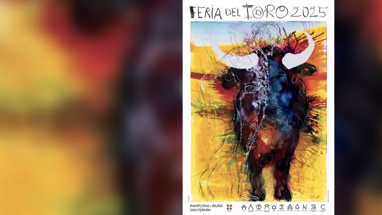 Un cartel del mallorquín Miquel Barceló anunciará la Feria del Toro de San Fermín 2025