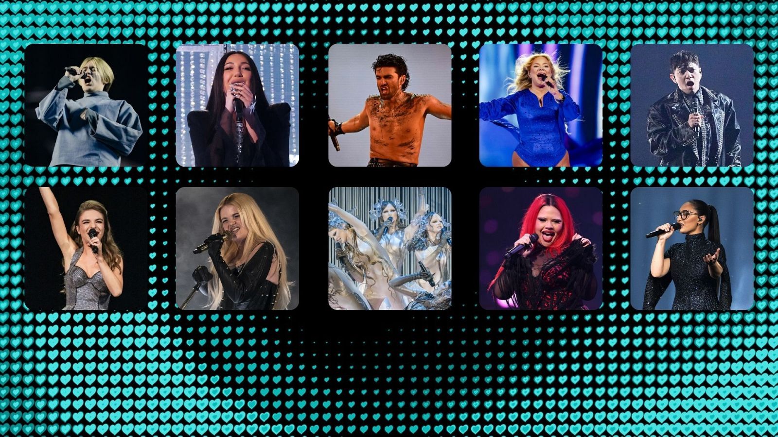 Los 10 países finalistas de la Segunda Semifinal