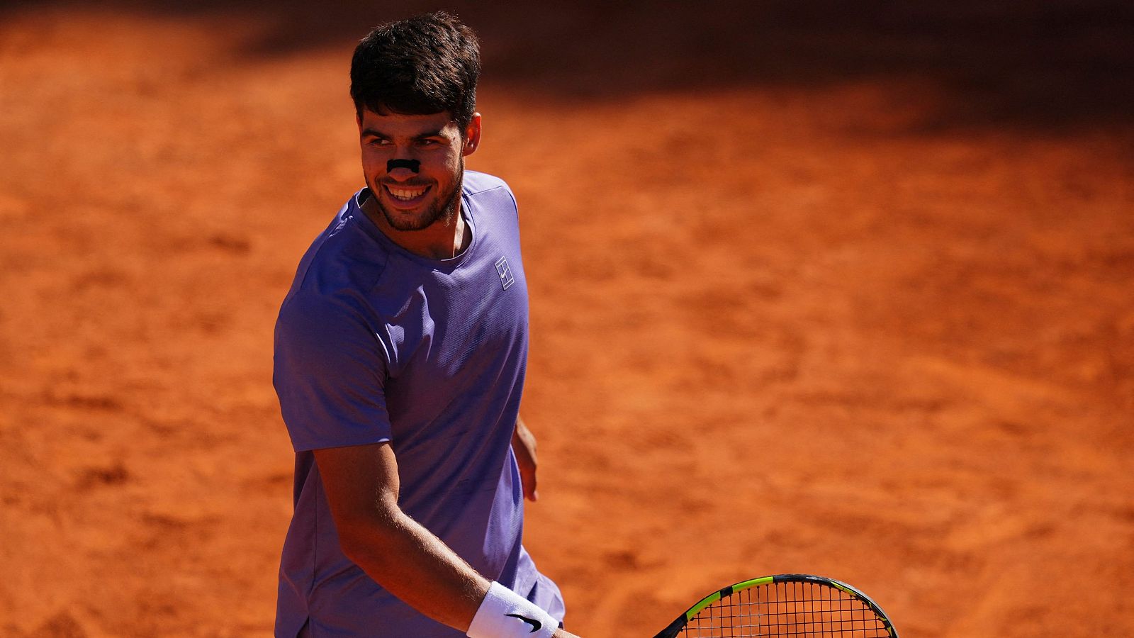 Carlos Alcaraz semis Roma