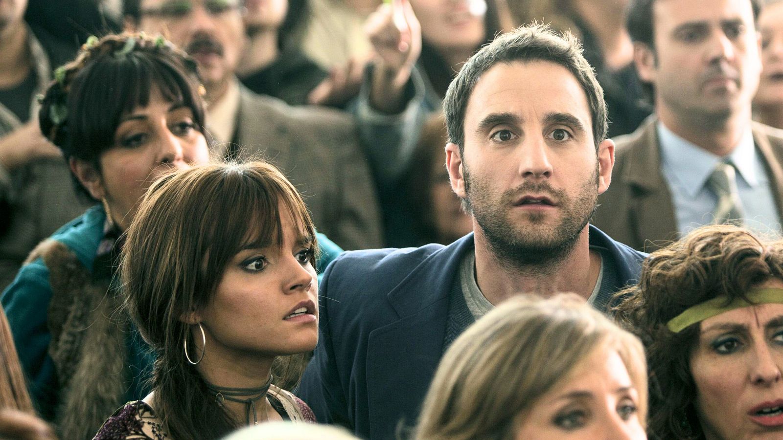 Melody junto a Dani Rovira en la película 'Ahora o nunca'