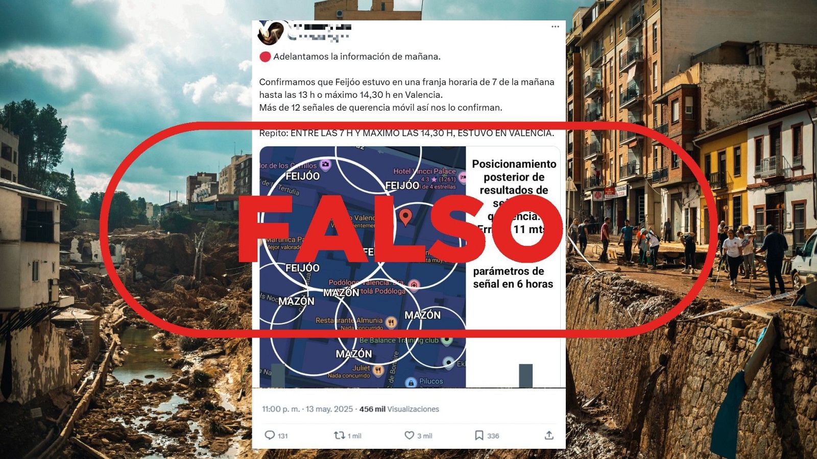 Feijóo no estaba en Valencia la mañana de la dana, hay pruebas de que se encontraba en Madrid