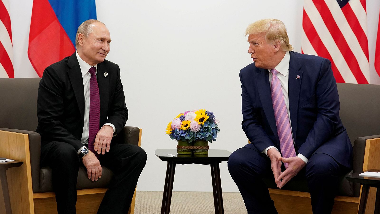 Putin y Trump en una imagen de archivo de 2019