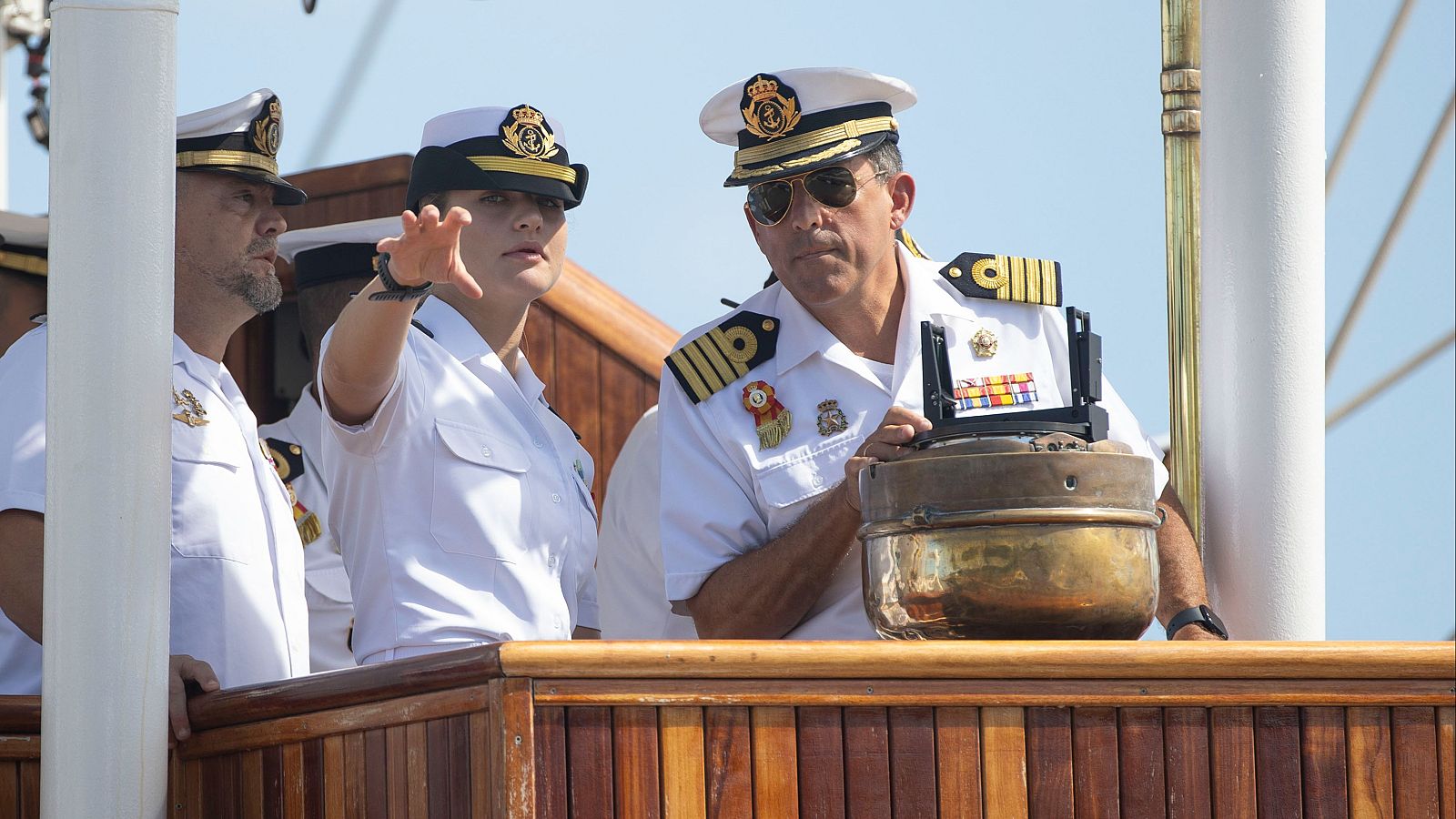 El Juan Sebastián de Elcano llega a Santo Domingo con la princesa Leonor a bordo