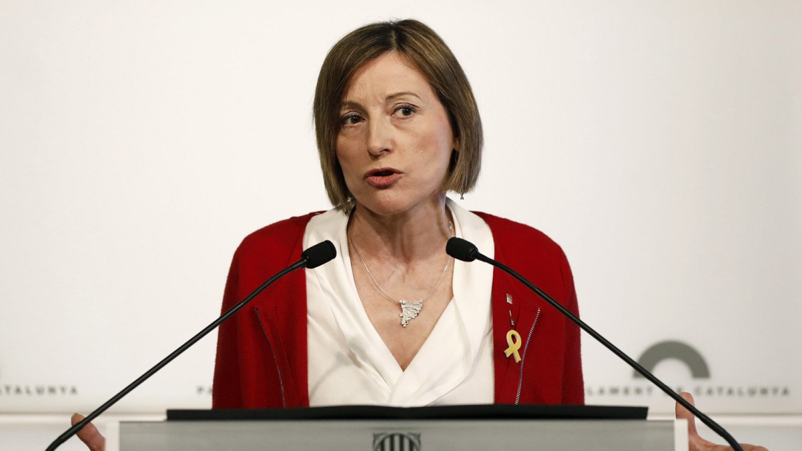 La presidenta del Parlament, Carme Forcadell