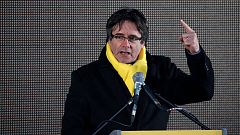JxCat studia presentar un discurso escrito de Puigdemont el día de la investidura